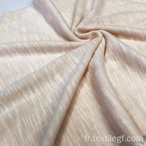 Tissu à tricoter en jersey de viscose flammé